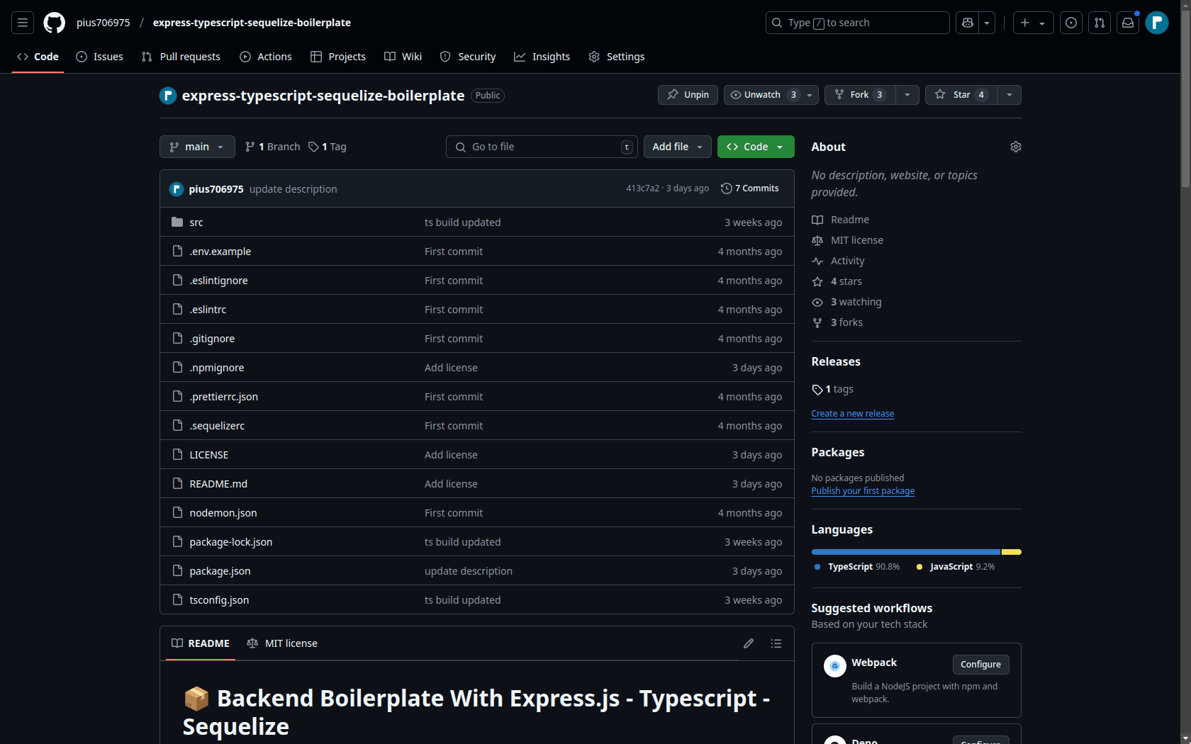 Express JS Boilerplate