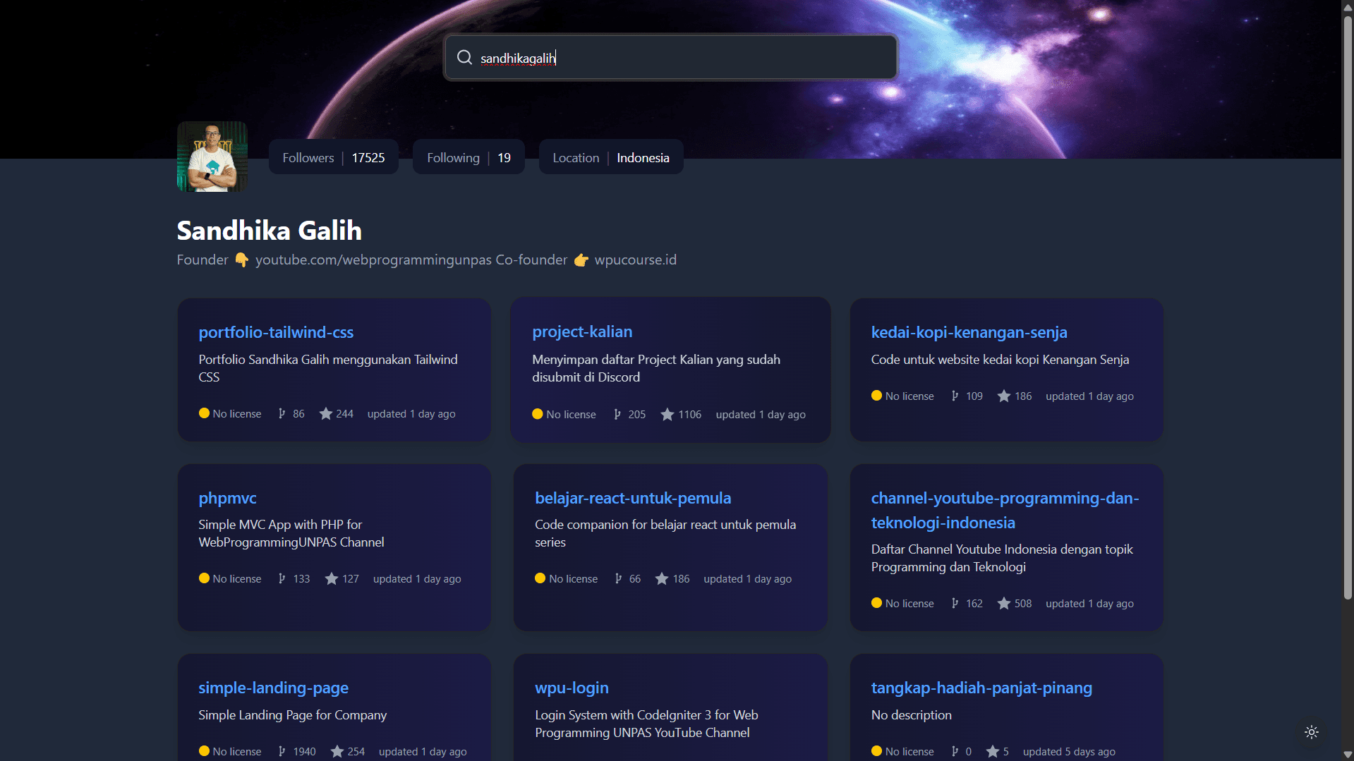 devChallenges - GitHub Profile